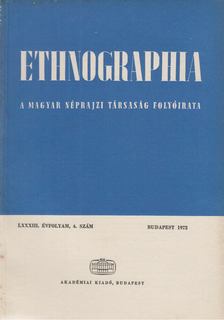 Földes László - Ethnographia 1972/4. [antikvár]