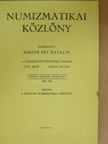 Berényi Zsuzsanna Ágnes - Numizmatikai közlöny 1987-1988. [antikvár]
