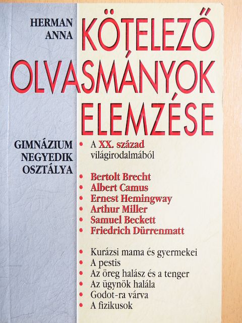 Herman Anna - Kötelező olvasmányok elemzése 8. [antikvár]