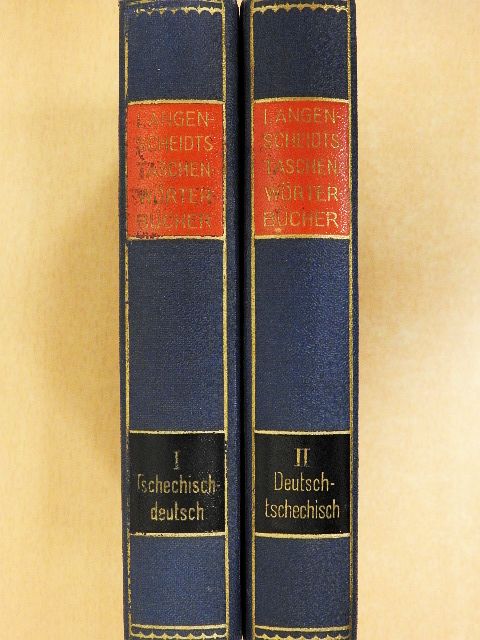 Dr. Friedrich Kabesch - Langenscheidts Taschenwörterbuch der Tschechischen und Deutschen Sprache I-II. [antikvár]