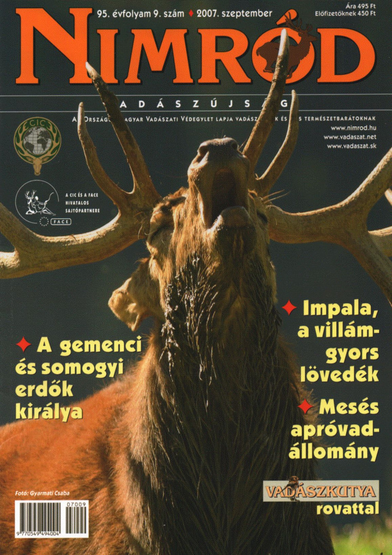 Dr. Zoltán Attila - Nimród 2007. szeptember [antikvár]