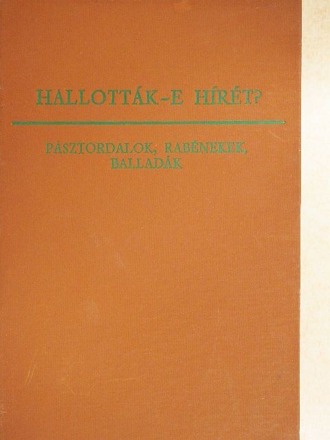 Hallották-e hírét? [antikvár]