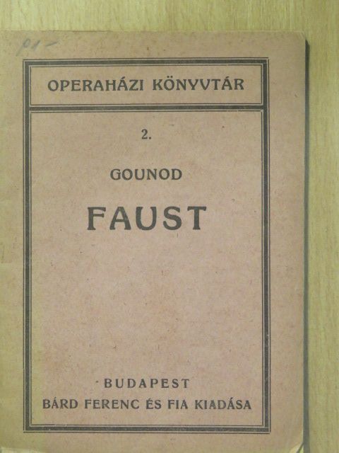 Barbier Gyula - Faust [antikvár]