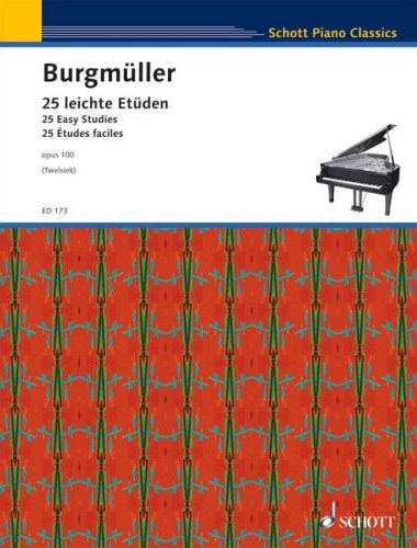 BURGMÜLLER - 25 ETÜDEN OP.100 FÜR KLAVIER (MONIKA TWELSIEK)