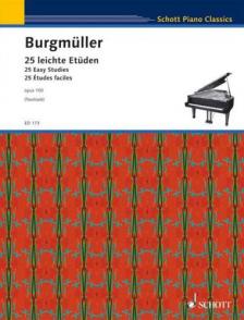 BURGMÜLLER - 25 ETÜDEN OP.100 FÜR KLAVIER (MONIKA TWELSIEK)