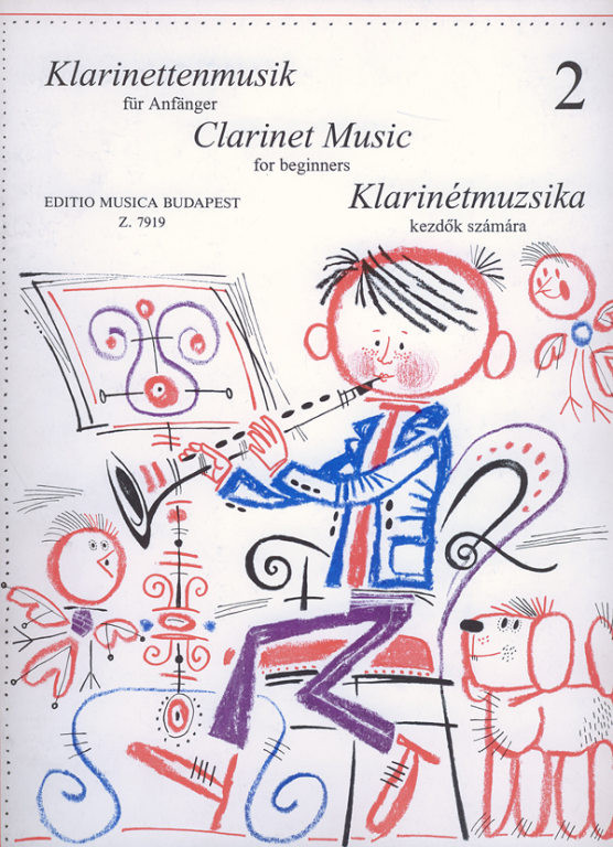 KLARINÉTMUZSIKA KEZDŐK SZÁMÁRA 2.(KUSZING-MÁRIÁSSY)
