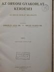 Az orvosi gyakorlat kérdései 1931. [antikvár]