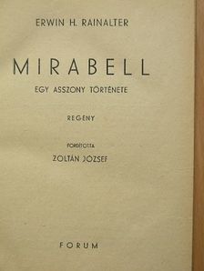 Erwin H. Rainalter - Mirabell [antikvár]