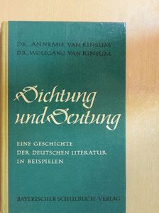 Dr. Annemie van Rinsum - Dichtung und Deutung [antikvár]