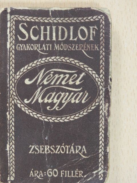 Schidlof - Schidlof gyakorlati módszerének német-magyar zsebszótára [antikvár]