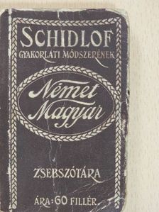 Schidlof - Schidlof gyakorlati módszerének német-magyar zsebszótára [antikvár]