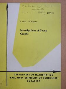 Cs. Puskás - Investigations of Group - Graphs (dedikált példány) [antikvár]