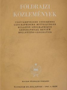 Dr. Góczán László - Földrajzi közlemények 1967/4. [antikvár]