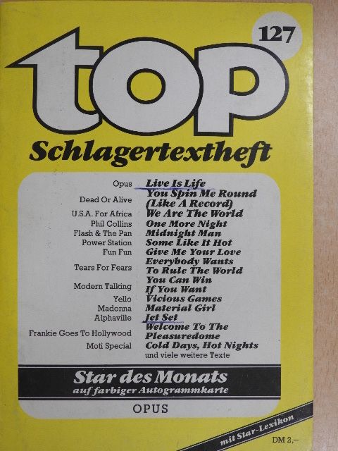 Diane Warren - Top Schlagertextheft 127 [antikvár]