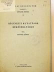 Banner János - Régészeti kutatások Békésmegyében [antikvár]