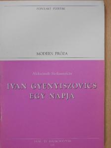 Alekszandr Szolzsenyicin - Ivan Gyenyiszovics egy napja [antikvár]