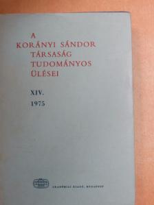 Arányi Sándor - A Korányi Sándor Társaság tudományos ülései XIV. [antikvár]