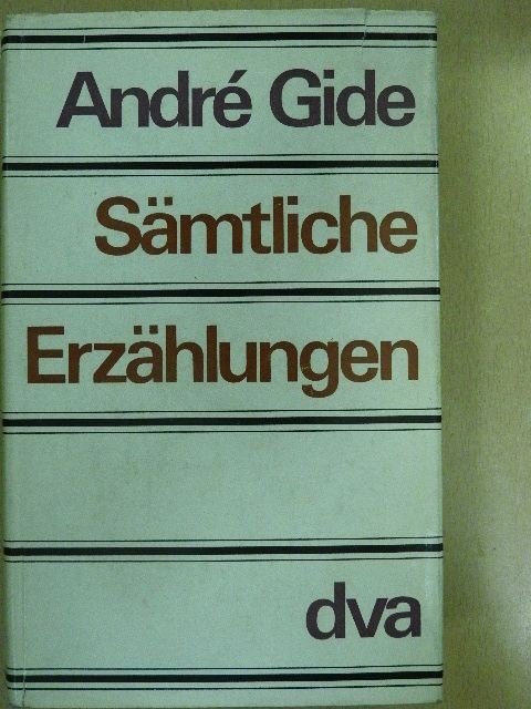 André Gide - Sämtliche Erzählungen [antikvár]