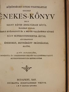 Közönséges isteni tiszteletre rendelt Énekes-könyv [antikvár]