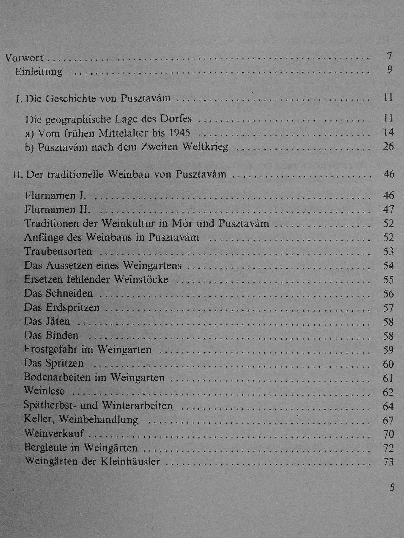Wendel Hambuch - Der Weinbau von Pusztavám/Pusstawahn [antikvár]