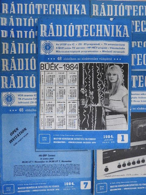 Garai Barnabás - Rádiótechnika 1984. január-december [antikvár]