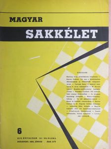 Karakas Gyuláné - Magyar Sakkélet 1964. június [antikvár]