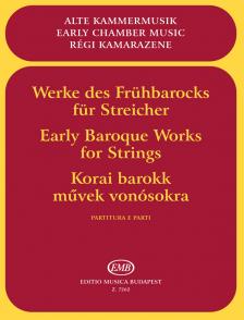KORAI BAROKK MŰVEK VONÓSOKRA,PARTITURA E PARTI (MÁRIÁSSY-VIGH)