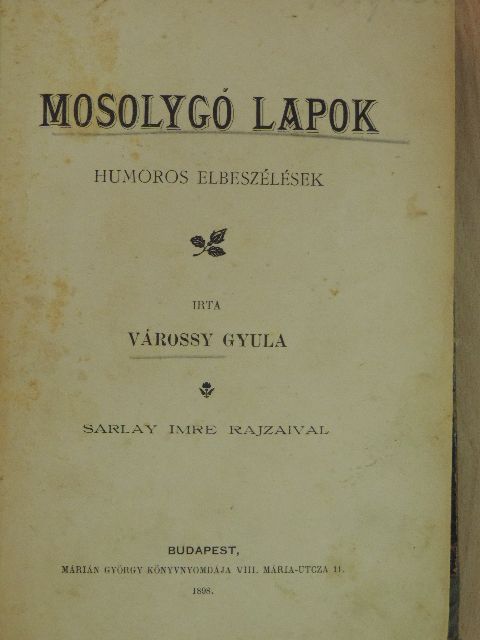 Várossy Gyula - Mosolygó lapok [antikvár]