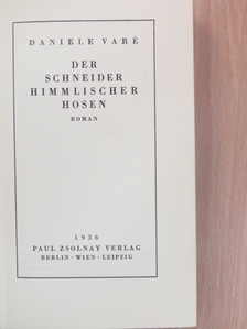 Daniele Varé - Der Schneider Himmlischer Hosen [antikvár]