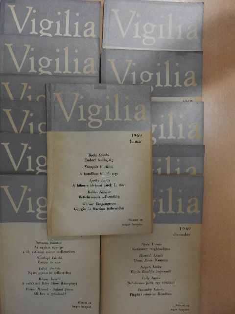 Boda László - Vigilia 1969. január-december [antikvár]