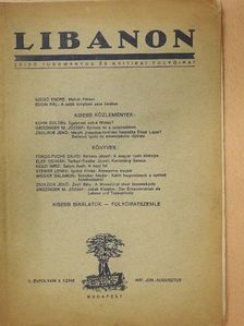 Budai Pál - Libanon 1937. június-augusztus [antikvár]