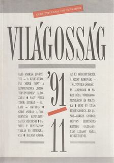 Papp Gábor (főszerk.) - Világosság 1991/11. [antikvár]