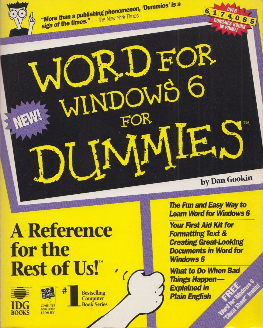 Dan Gookin - Word for Windows 6 for Dummies [antikvár]