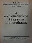 Dr. Tangl Harald - A gyümölcsevés élettani jelentősége [antikvár]