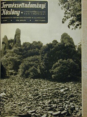 Balázs Béla - Természettudományi Közlöny 1958. január-december [antikvár]
