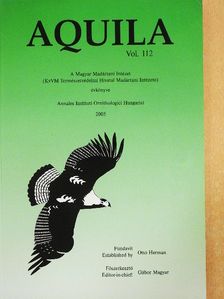 Ashok Verma - Aquila - A Magyar Madártani Intézet évkönyve 2005 [antikvár]