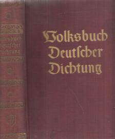 Fricke, Gerhard - Volksbuch deutscher Dichtung [antikvár]