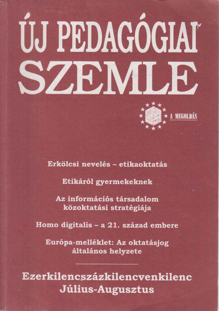 Schüttler Tamás (főszer) - Új Pedagógiai Szemle 1999. 7-8. [antikvár]