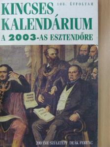 Kincses Kalendárium 2003 [antikvár]