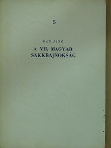 Bán Jenő - A VII. magyar sakkbajnokság [antikvár]