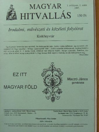 Magyar Hitvallás 1997/2. [antikvár]