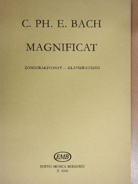 Carl Philipp Emanuel Bach - Magnificat [antikvár]