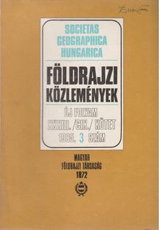 Pécsi Márton - Földrajzi közlemények 1985/3 [antikvár]