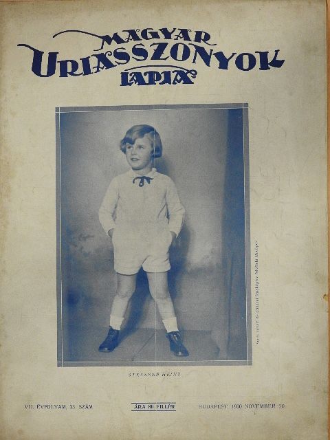 Magyar Uriasszonyok Lapja 1930. november 20. [antikvár]