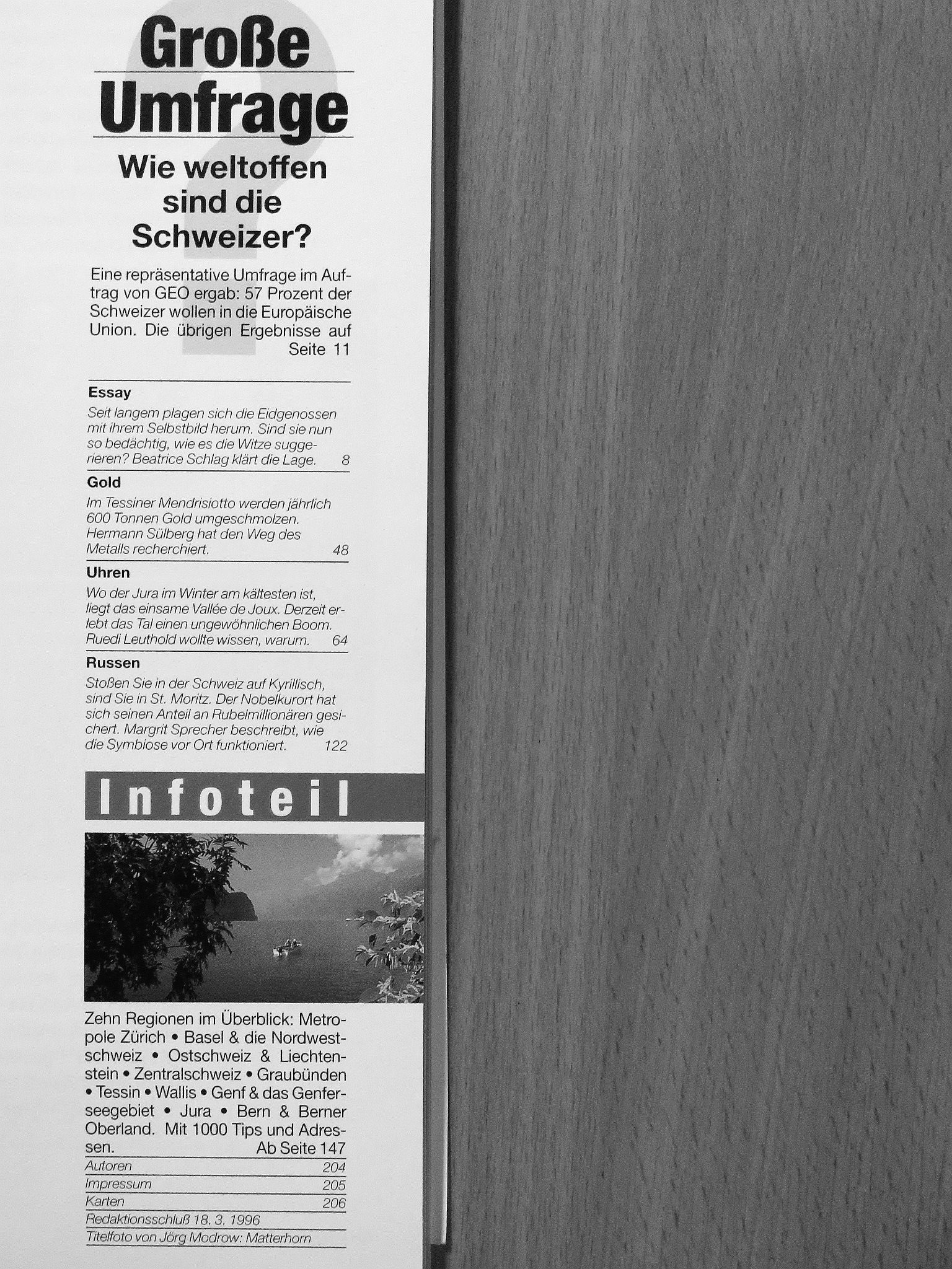 Geo Special April 1996 [antikvár]