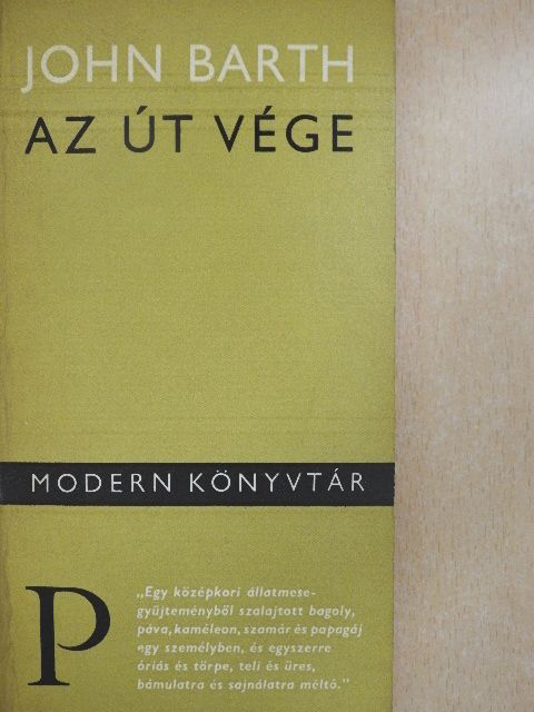 John Barth - Az út vége [antikvár]