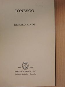 Richard N. Coe - Ionesco [antikvár]