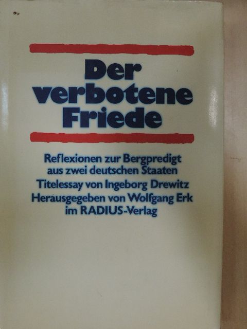 Johannes Rau - Der verbotene Friede [antikvár]