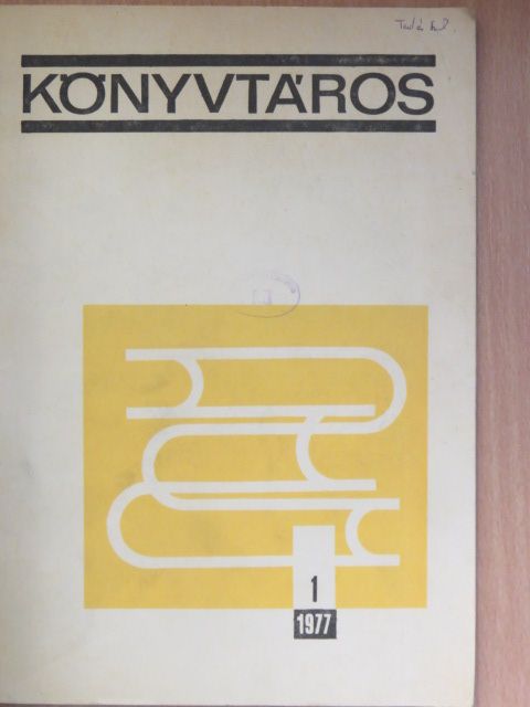 Arató Antal - Könyvtáros 1977. január [antikvár]