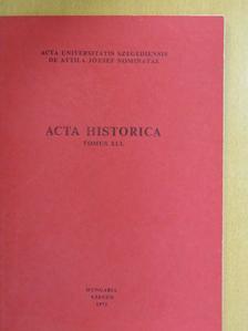 Varga Ilona - Acta Historica Tomus XLI. [antikvár]